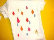 Image of Foiled raindrop t-shirt