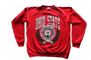 Image of Men's D.Fame Custom "Ohio Buckeyes" Crewneck