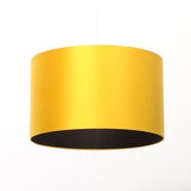 Image of Sunflower yellow silk with plain black paper lining 