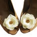 Image of Bridal shoe clips in Ivory