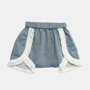 Image of Cooly Shorts - Blue Chambray