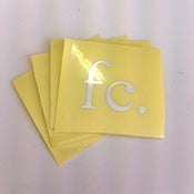 Image of FC Stickers - Silver