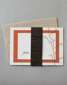 Image of bittersweet wedding invitations