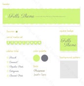 Image of frills blog graphic suite