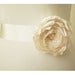 Image of Winter Wedding Dress Sash. Ivory Bridal Sash.
