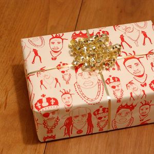 Image of Rapping Paper - Red Single Sheet