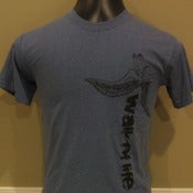 Image of Heathered Blue-Tee