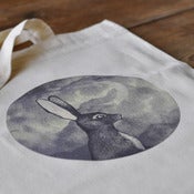 Image of Tote Bag ~ Bunny & The Moon