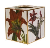 Image of Amaryllis Tissue Box