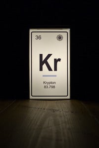 Image of LED Light Boxes - Periodic Table Element - Recycled Vintage Tin Drawers