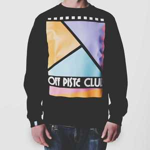 Image of Off Piste Club | Black Sweatshirt