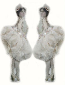 Image of Antique ballet girl doll