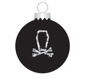 Image of The Defiled Black Xmas Bauble