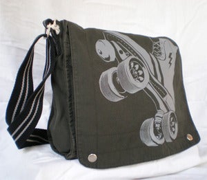 Image of FTR Canvas Field bag, Charcoal