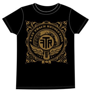 Image of FTR Winged skate T in metallic Gold