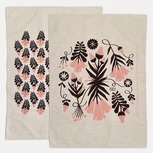 Image of “Copihue” TEA TOWEL col.2