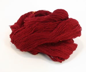 Image of Dark Red Slender Silk Yarn