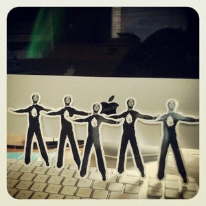 Image of Jazz Hands Stickers by Abe Lincoln Jr.