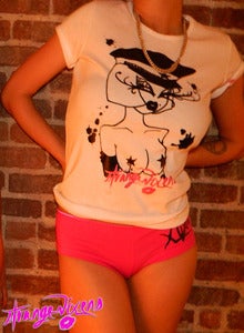 Image of Von Vixen Limited Edition Baby Doll T-Shirt Cut