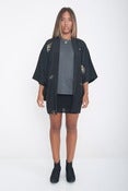 Image of 1980's Kimono with Metalic Embroidery