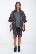 Image of 1980's Kimono with Floral Lantern Print
