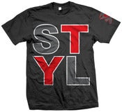 Image of STYL tee (Red/Gray)