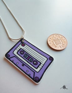 tape cassette necklace