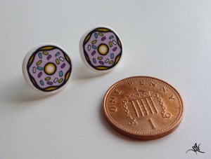 Image of Dinky Donut Earrings