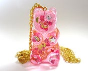 Image of Gummy Bear necklace Cotton Candy Pink