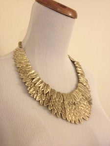 Image of Golden Eagle Collar Necklace