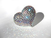 Image of Giant Aurora Heart Sparkle Ring