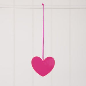 Image of I think I kinda love you - neon pink heart decoration