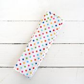 Image of messenger bag sash - rainbow dots