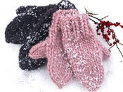 Image of Kit tricot "Moufles d'enchanteur".