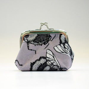 Image of Purple Bee - Small Coin Purse