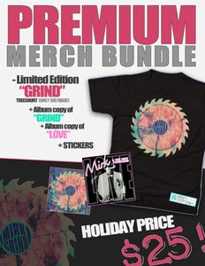 Image of PREMIUM Merch Bundle | "GRIND" TreeShurt PLUS "GRIND & "LOVE"
