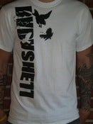 Image of attack birds white shortsleeve shirt