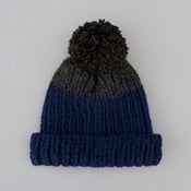 Image of Wooly Hat | Blue & Dark Grey