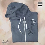 Image of SPOOL HOODIE . gray . black . white