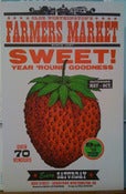 Image of Farmer's Market "Sweet" Strawberry Poster