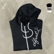 Image of SPOOL HOODIE . black . gray . white