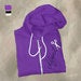 Image of SPOOL HOODIE . purple . black . white