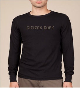 Image of Men's "Citizen Cope" Thermal Stencil L/S 