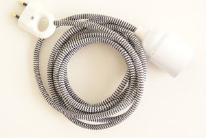 Image of Lampe baladeuse coloris zèbre (avec ou sans interrupteur)