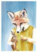 Image of Mr fox 11 x 14 print