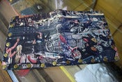 Image of Tom Fugle hand made leather wallets with David Mann artwork" BLACKBOARD CAFE"