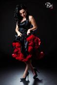 Image of *Black Duchesse Satin