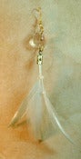 Image of Feather Chandelier Earrings
