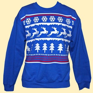 Image of Retro Wonderland Christmas Sweatshirt - Unisex Adult