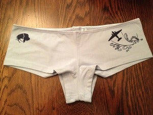 Image of Northern Tights - Blue Ladies Panties